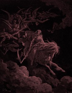 Apocalisse: Visione della Morte, di Gustave Doré da Gustave Dore