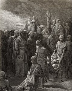 Riccardo I (1157-99) Cuor di Leone massacra i prigionieri in rappresaglia, illustrazione da 