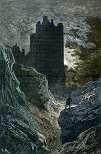 Romanticismo: “Il Castello della Paura” Illustrazione di Gustave Doré (1832-1883) Collezione privata da Gustave Dore