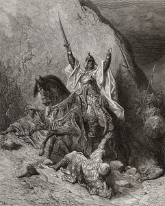 Saladino Yusuf (m.1173) Sultano durante la Seconda Crociata, illustrazione da 