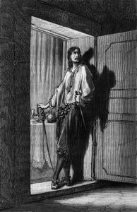 Sigognac, illustrazione di Gustave Doré del libro Capitan Fracassa di Théophile Gautier da Gustave Dore