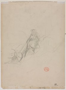 Schizzo di scena di caccia, c. 1868 da Gustave Dore