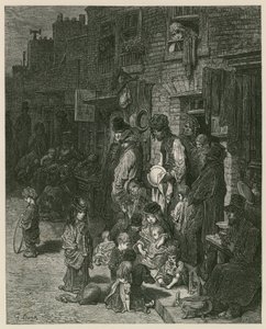 Baraccopoli a Londra (incisione)