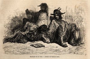 Studenti di tuna (o tunantes) nel quartiere dell