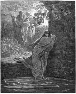 Susanna al bagno (illustrazione di Gustave Doré per La Bibbia) da Gustave Dore