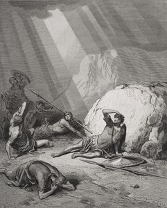 La Conversione di San Paolo, Atti 9:1-6, illustrazione da 