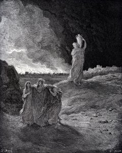 La distruzione di Sodoma da Gustave Dore