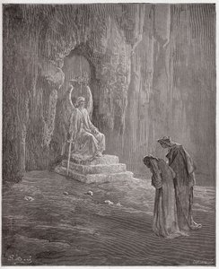 La Divina Commedia, Purgatorio, Canto 9: Dante e Virgilio ai portali del Purgatorio - di Dante Alighieri (1265-1321) - Illustrazione di Gustave Doré (1832-1883) da Gustave Dore