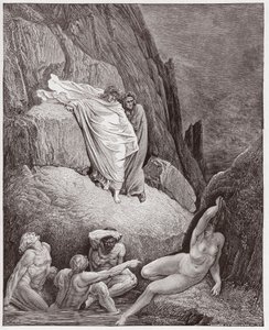 La Divina Commedia, Inferno, Canto 18: Virgilio mostra a Dante l