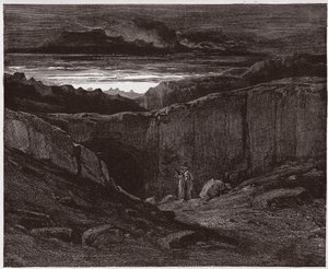 La Divina Commedia, Inferno, Canto 3: Virgilio e Dante alle porte dell
