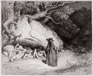 La Divina Commedia, Inferno, Canto 4: Le anime innocenti nel Limbo - Illustrazione di Gustave Doré da Gustave Dore