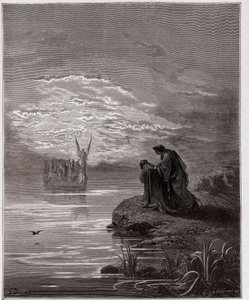 La Divina Commedia, Purgatorio, Canto 2: Dante si inchina davanti all