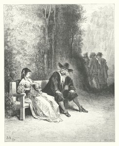 Le favole di La Fontaine: La fanciulla da Gustave Dore