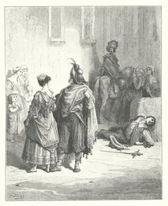 Le favole di La Fontaine: I due uccelli da Gustave Dore