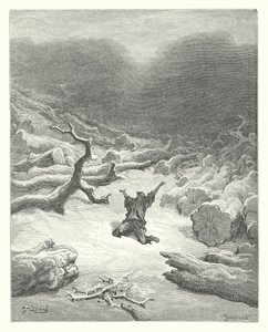 Le favole di La Fontaine: Il boscaiolo e Mercurio da Gustave Dore