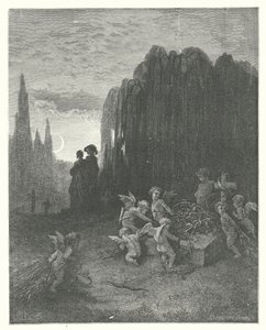 Le favole di La Fontaine: La giovane vedova da Gustave Dore