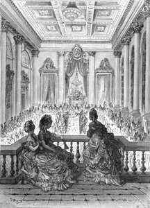 Gli orafi a cena da Gustave Dore