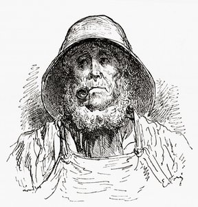 Il marinaio di Marsiglia, dopo un disegno di Gustave Doré. Da Vita e Ricordi di Gustave Doré, pubblicato nel 1885