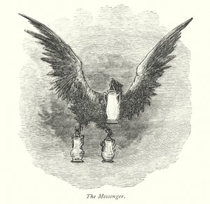 Il Messaggero (incisione) da Gustave Dore