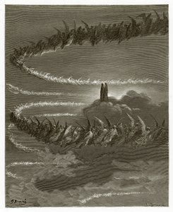 Gli spiriti in Giove da Gustave Dore