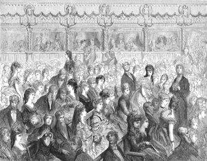 I palchi - Covent Garden Opera, 1872 da Gustave Dore