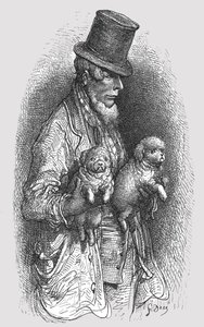 Il cinofilo del West End, 1872 da Gustave Dore