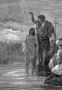 Il battesimo di Cristo da Gustave Dore