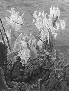 Il marinaio vede la schiera di spiriti angelici, scena da 