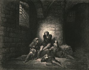 Poi, per non renderli più tristi, ho tenuto giù il mio spirito in silenzio, c1890 da Gustave Dore