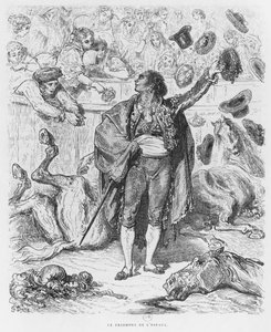 Trionfo di un matador, inciso da Boetzel da Gustave Dore