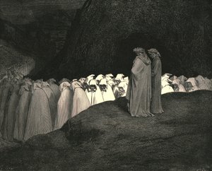Toscano...non disdegnare di istruirci su chi sei, c1890 da Gustave Dore