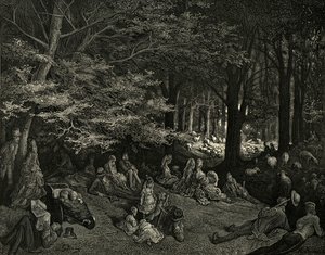 Sotto gli alberi a Regent