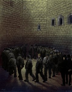 Prigione di Londra vittoriana da Gustave Dore