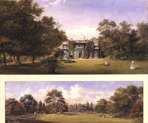 Due vedute di Old Grove House, Middlesex