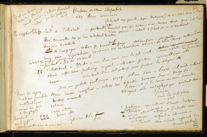 Folio 41 del quaderno n. 19 Pagina manoscritta delle bozze di Gustave Flaubert. Piani per Bouvard e Pecuchet. BHVP da Gustave Flaubert