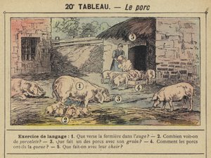Il maiale da Gustave Fraipont