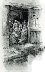 Conciatori di pelli nella rue des Gobelins a Parigi da Gustave Fraipont
