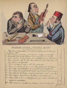 Fattura per strumenti musicali per l