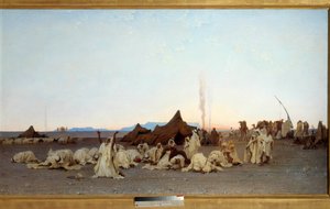 Preghiera serale nel deserto del Sahara (dettaglio)