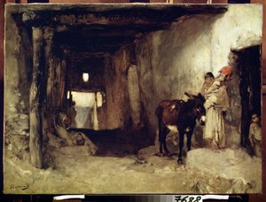 Orientalismo: "Una casa nel Sahara" da Gustave Guillaumet