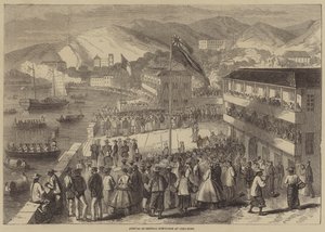 Arrivo del generale Montaubon a Hong Kong