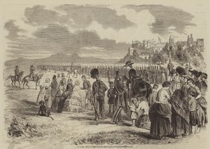Revisione della milizia di Stirling e Clackmannan da Gustave Janet