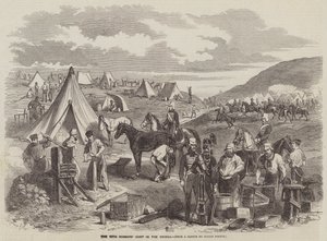 Il Campo dei 10° Ussari in Crimea da Gustave Janet