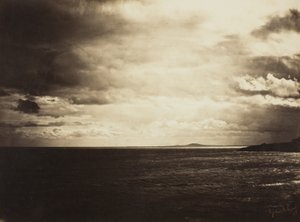 Cielo nuvoloso, Mar Mediterraneo da Gustave Le Gray