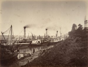 Fête de S. A. Ismaïl Pacha a bordo delle barche di LL. A A. i principi, gennaio 1867, 1867