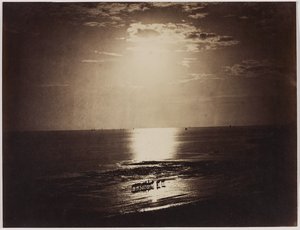 Le soleil couronné, Normandie, 1856-59 da Gustave Le Gray