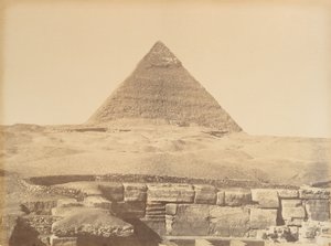 Piramidi di Giza da Gustave Le Gray