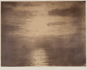 Effetto solare nelle nuvole - Oceano da Gustave Le Gray