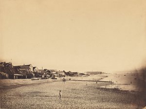 La spiaggia di Saint-Adresse da Gustave Le Gray