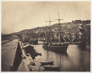 Il Porto e la Città di Sète-Mediterraneo da Gustave Le Gray
